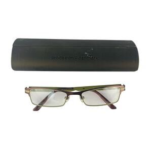KLiiK Denmark ProDesign Eyeglass Frames Bronze and Green